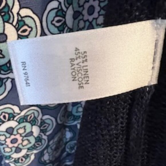 J.Jill Knit Mixed-Print Tank Dress with Eve Long Cardi, Size Large - Picture 2 of 11